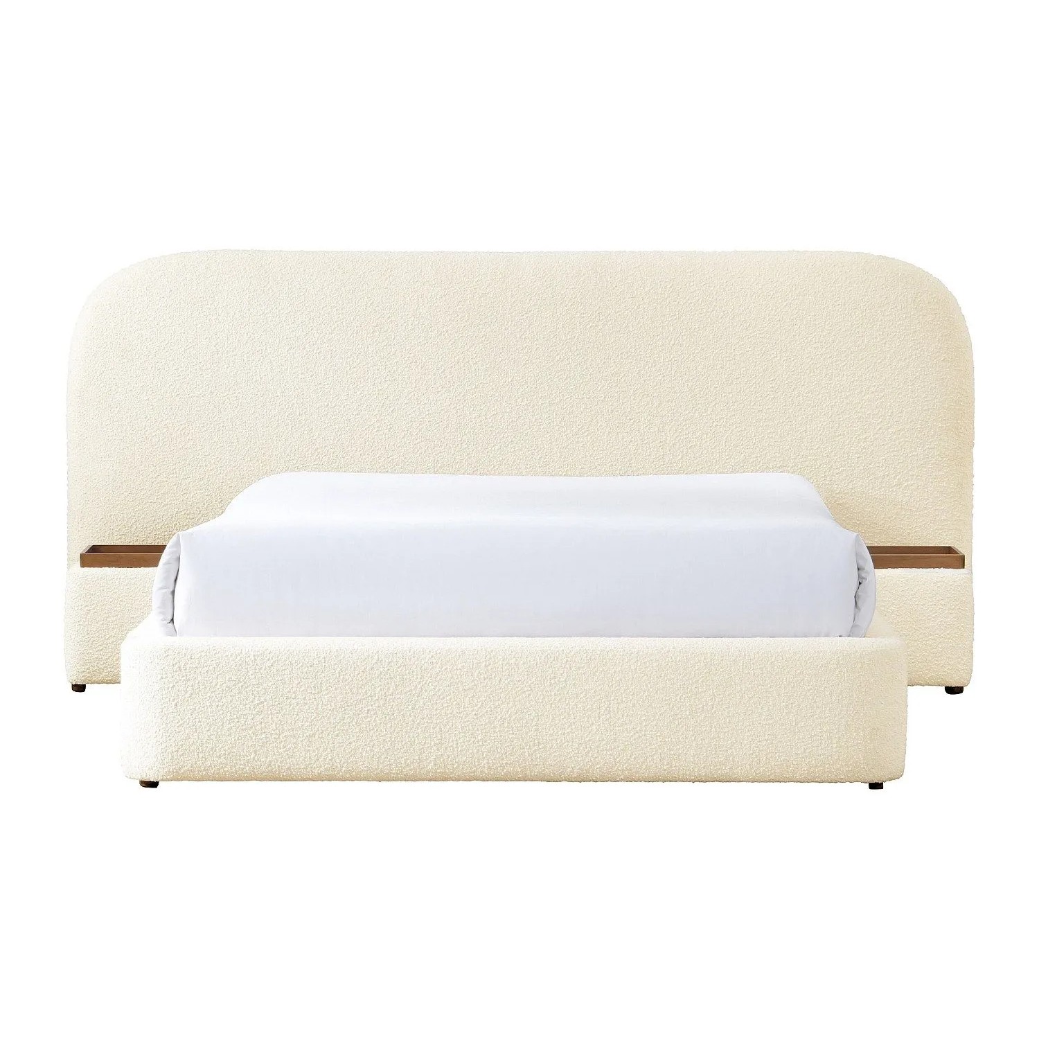 Vente-unique Bett Mit Bettkasten Esteria Weiß 272 cm