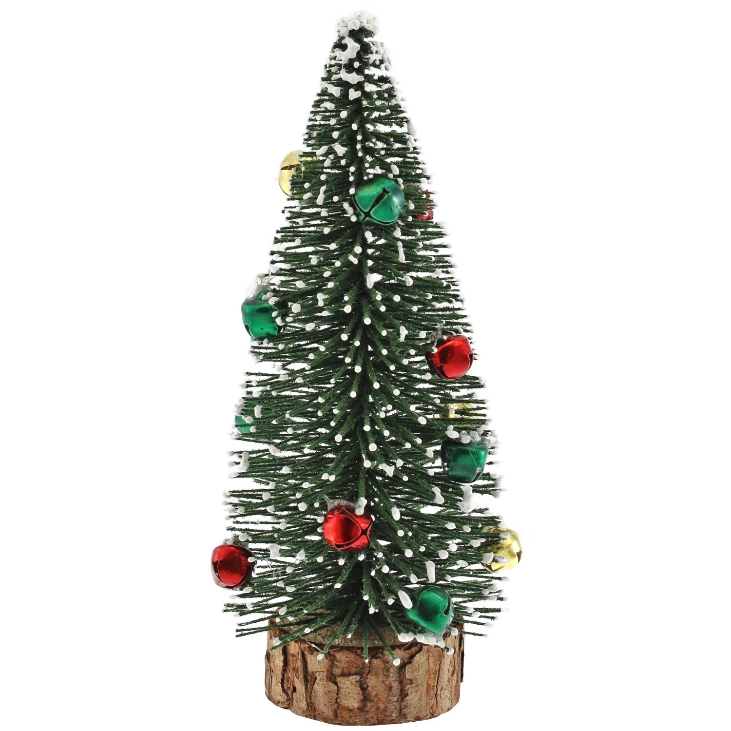 Baum aus Kunststoff mit Metallglocken 15 cm