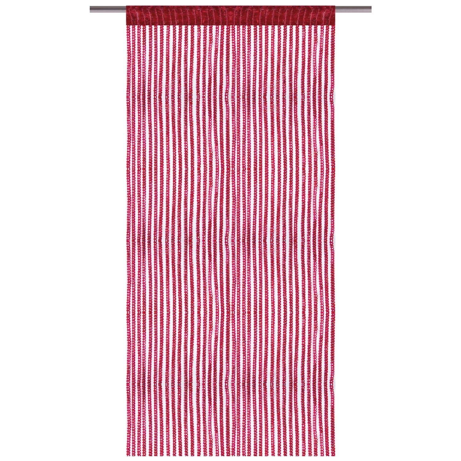 Bestlivings Fadenvorhand Fadengardine Vorhang Gardine Rot 90 cm x 200 cm günstig online kaufen