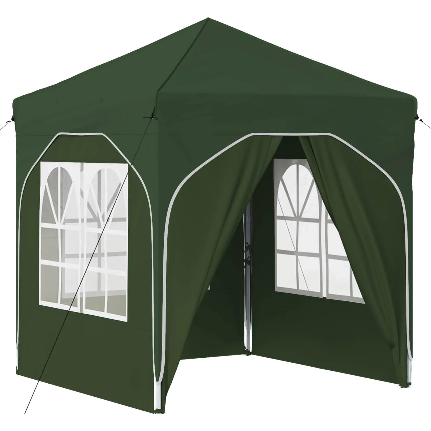 vidaXL Pop-Up Partyzelt 192 x 192 x 245 cm Grün 42019838
