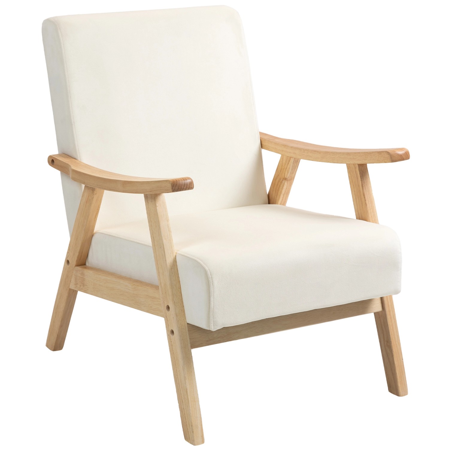 HOMCOM Sessel Wohnzimmer Nordisch Relaxsessel mit Armlehne für Schlafzimmer günstig online kaufen