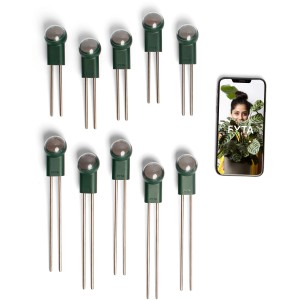 Fyta Beam Pflanzensensor 6 in 1 Set mit Wi-Fi Hub und Smartphone App zur Bodentestung.