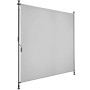 Tectake Klemmmarkise Taija Verschiedene Größen Uv Beständig und Wasserabweisend 150 x 310 cm 7 x 158 x 310 cm Hellgrau
