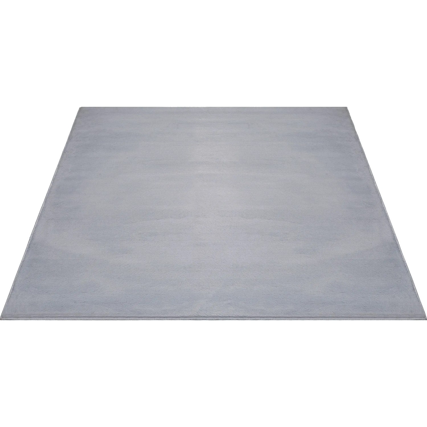 Floornovo Kurzflor Teppich Nr. 249 Grau Einfarbig 340 x 240 cm günstig online kaufen
