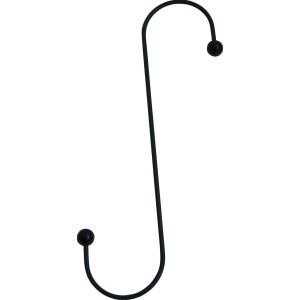 Grüner Peacock S-Haken, 35 cm, ideal zum Aufhängen von Pflanzentöpfen im Garten.