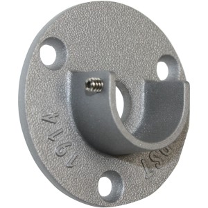 Gardinia Wandlager Industrial Home, Ø 25 mm, silberfarben.