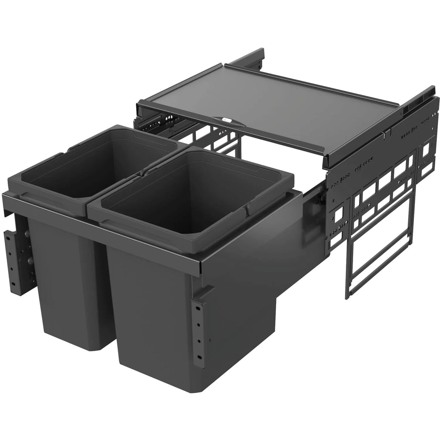 Vauth-Sagel Abfalltrennsystem Envi Space S Korpusbreite 500 mm 12, 15,5, Lava