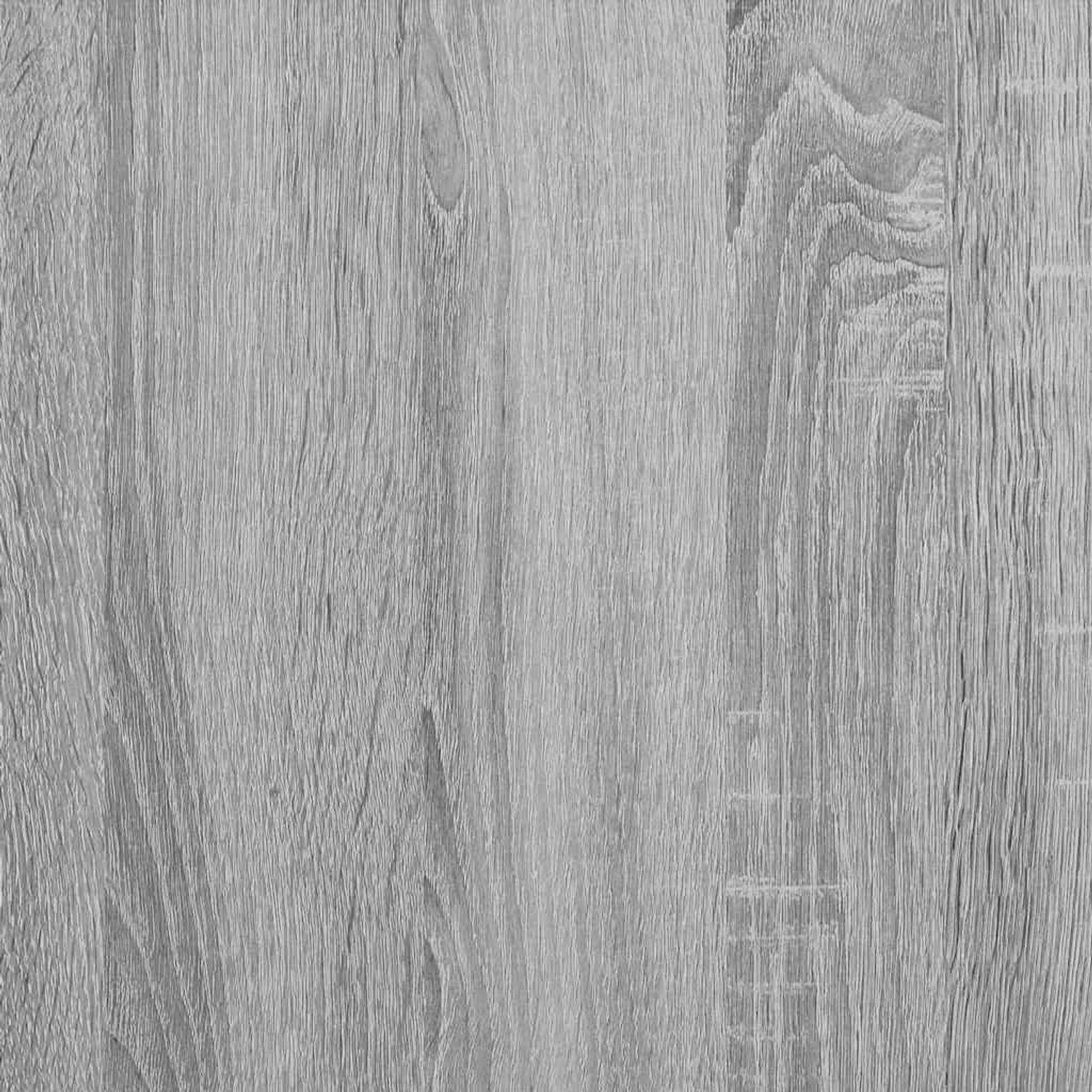 Detailaufnahme: Graues Sonoma Holzwerkstoff-Muster für vidaXL Badezimmerschrank.