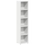 vidaXL CD-Regale 2 Stk Weiß 21x16x93,5 cm Holzwerkstoff 802696_5