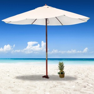 Relaxdays Bodenhülse für Sonnenschirm Kunststoff Braun Klappbar 39 cm x 10 cm x 10 cm 110 g