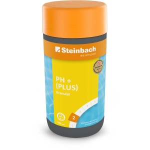 Steinbach pH-Plus Granulat 1kg zur pH-Wert Erhöhung im Pool.