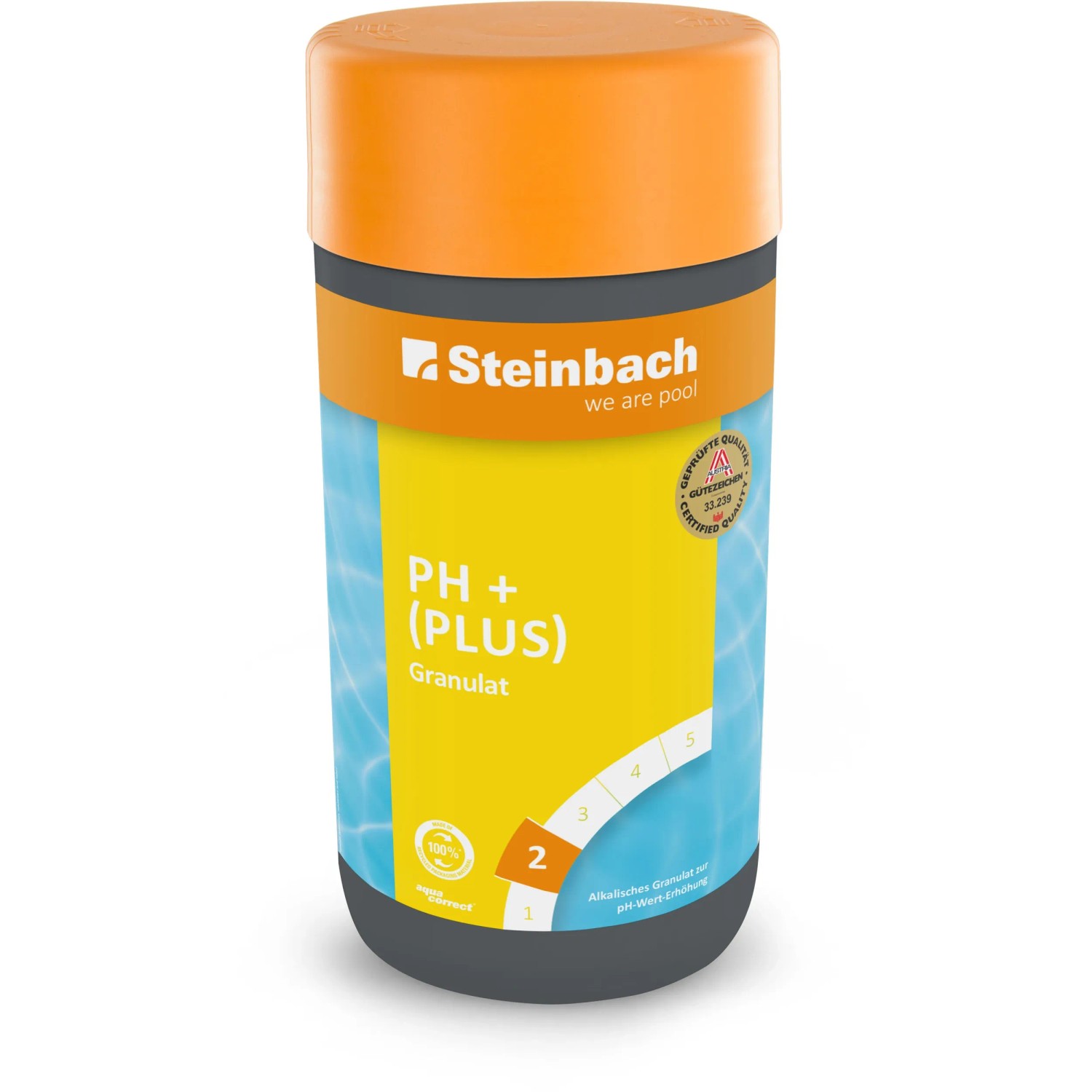 Steinbach Pool Poolpflege STEINBACH pH + (plus) Granulat, 1 Kg