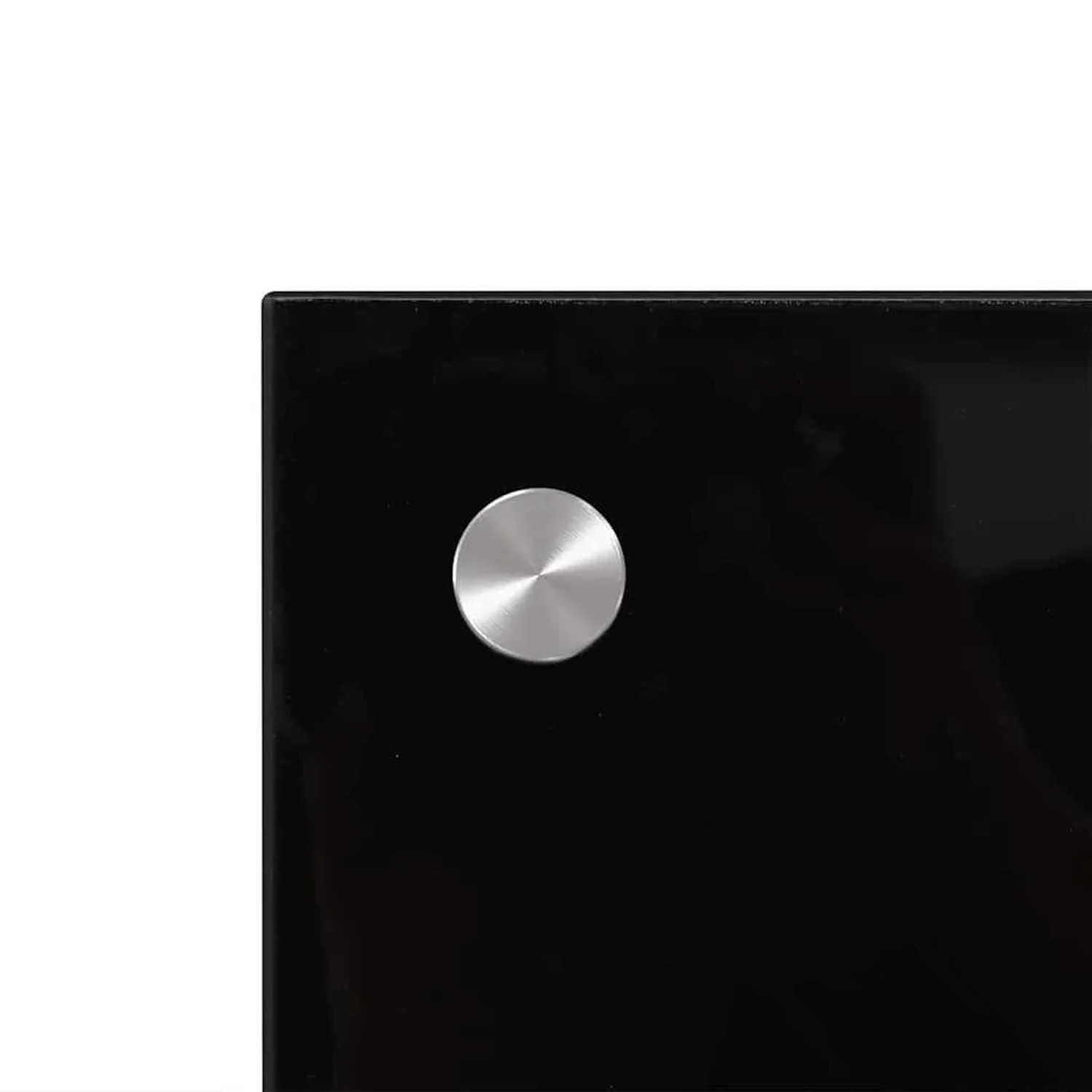 vidaXL Küchenrückwand 2 pcs Schwarz 100 x 60 cm Gehärtetes Glas 3415442_5