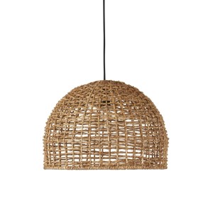 PR Home Cebu Pendelleuchte aus Naturfasern, handgeflochten im skandinavischen Design.