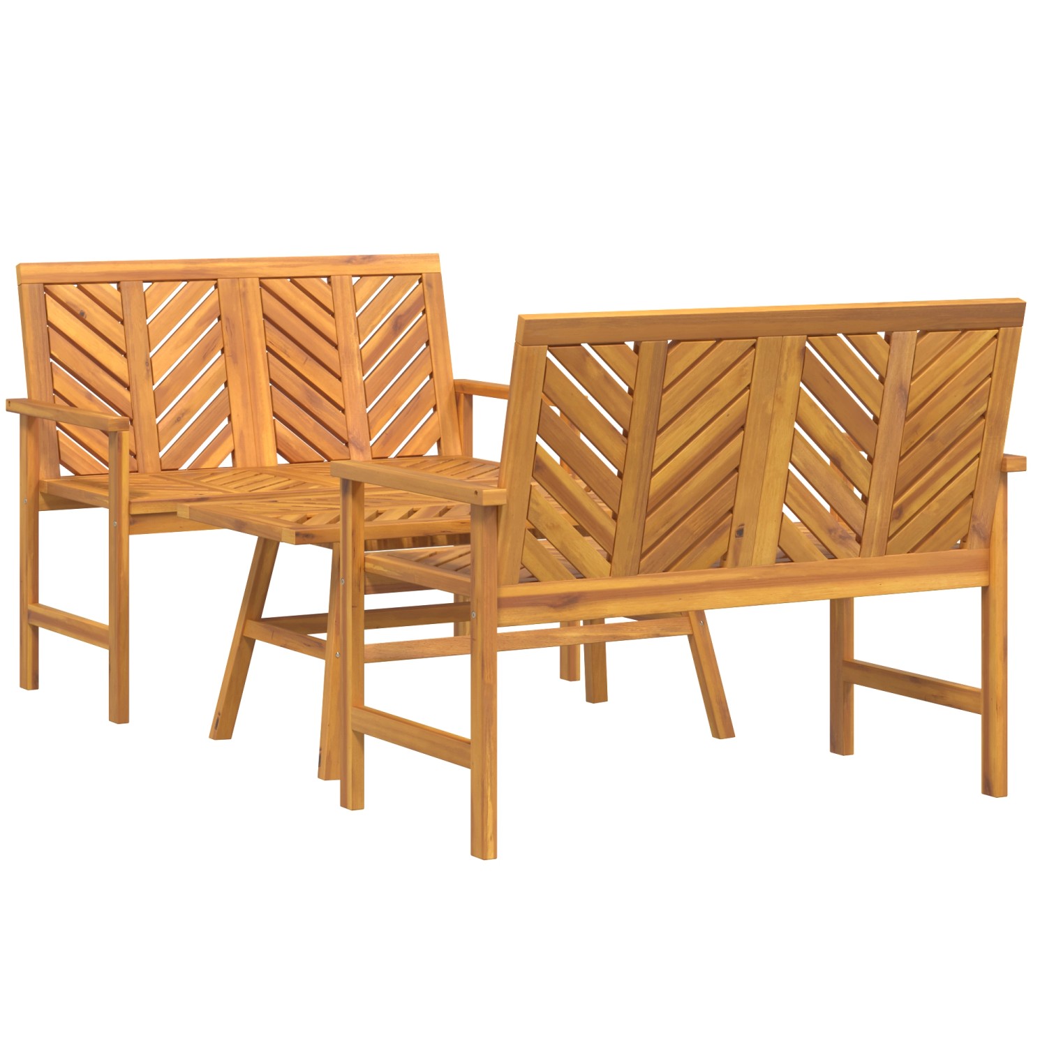 vidaXL 3-Teiliges Garten-Lounge-Set Massives Holz Akazie 3154128 günstig online kaufen