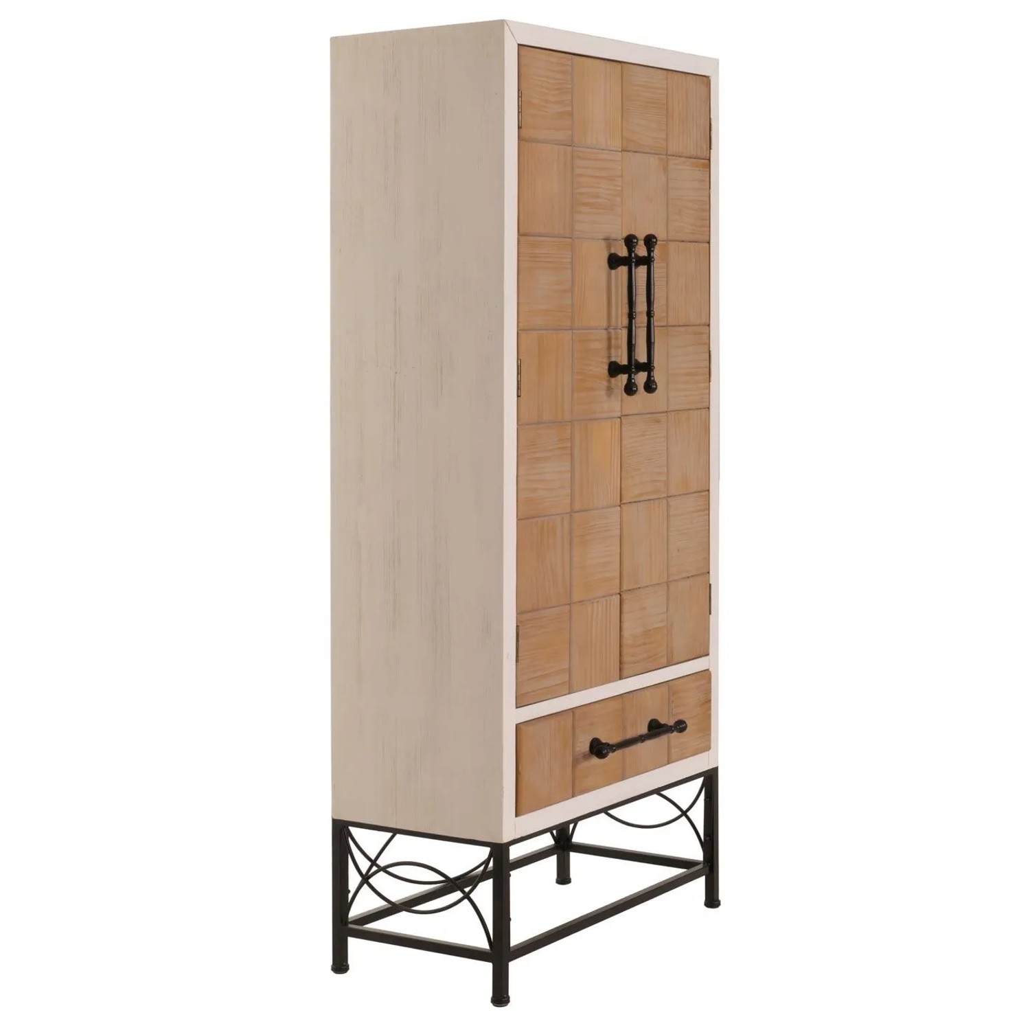 MCW Hochschrank N30 Massiv-Holz MDF 167x72x41cm_7