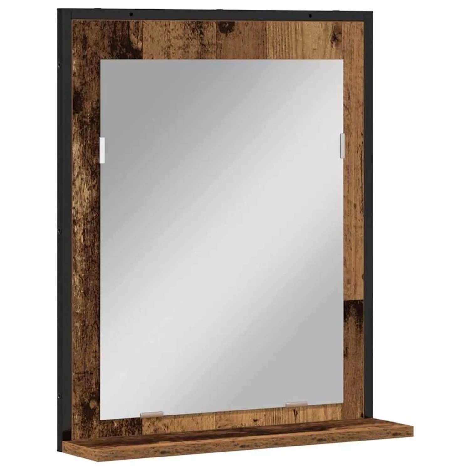 vidaXL Spiegel Altholz 50 x 12 x 60 cm Glas und Engineered Holz 862220