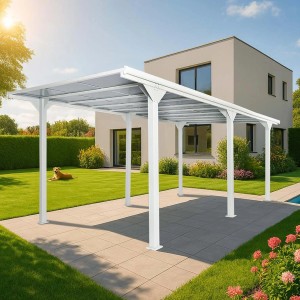 MCW Alu-Carport O23 Weiß 3x6m