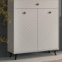 Inn.Furn Schuhschrank Sand 80 cm mit Fräsungen Apunti_2