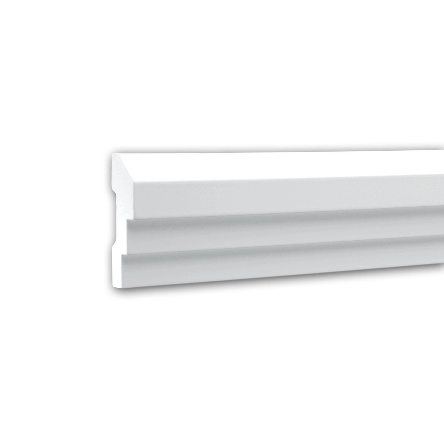 Thumbnail - PROFHOME 151315F Flexible Wand- und Friesleiste Stuckleiste Zierleiste 2 m 200 cm x 2,2 cm x 7,5 cm Weiß