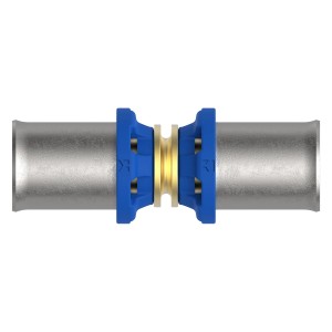 Kirchhoff MS-Verbindungsstück Pressfitting, blank, Ø 16mm für MSVR-Rohr.