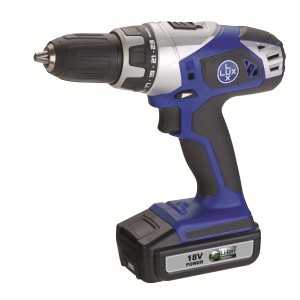 LUX Akkubohrschrauber ABS-18 Li, 18V, mit Akku und Schnellladegerät.