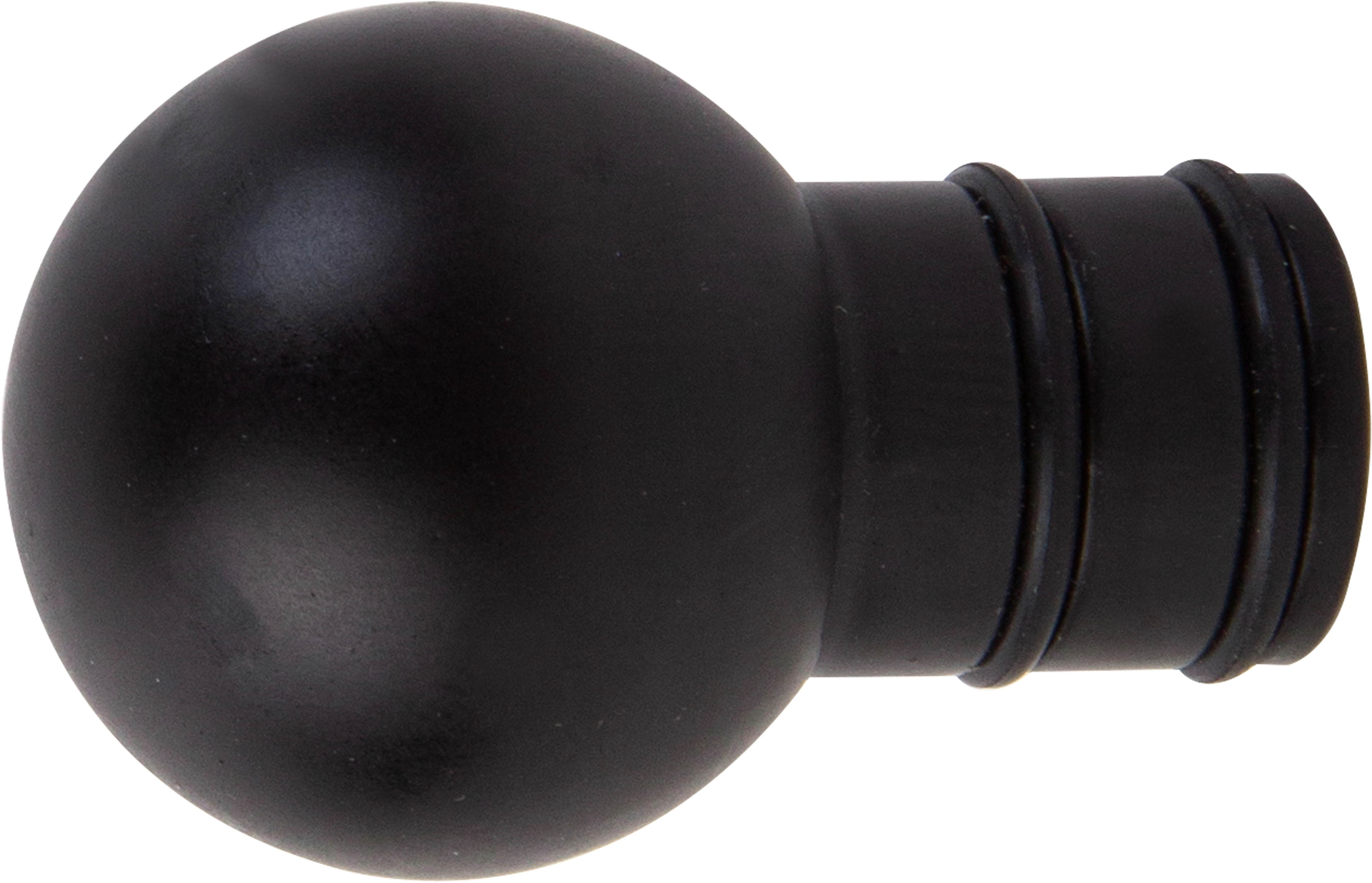 Gardinenstangen-Endstück Schwarz Kugelform Ø 19 mm kaufen bei OBI