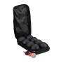 Relaxdays Boule-Kugeln 8er Set Stahl Schwarz mit Tragetasche Abstandsmesser ø 7,2 cm 6,1 kg