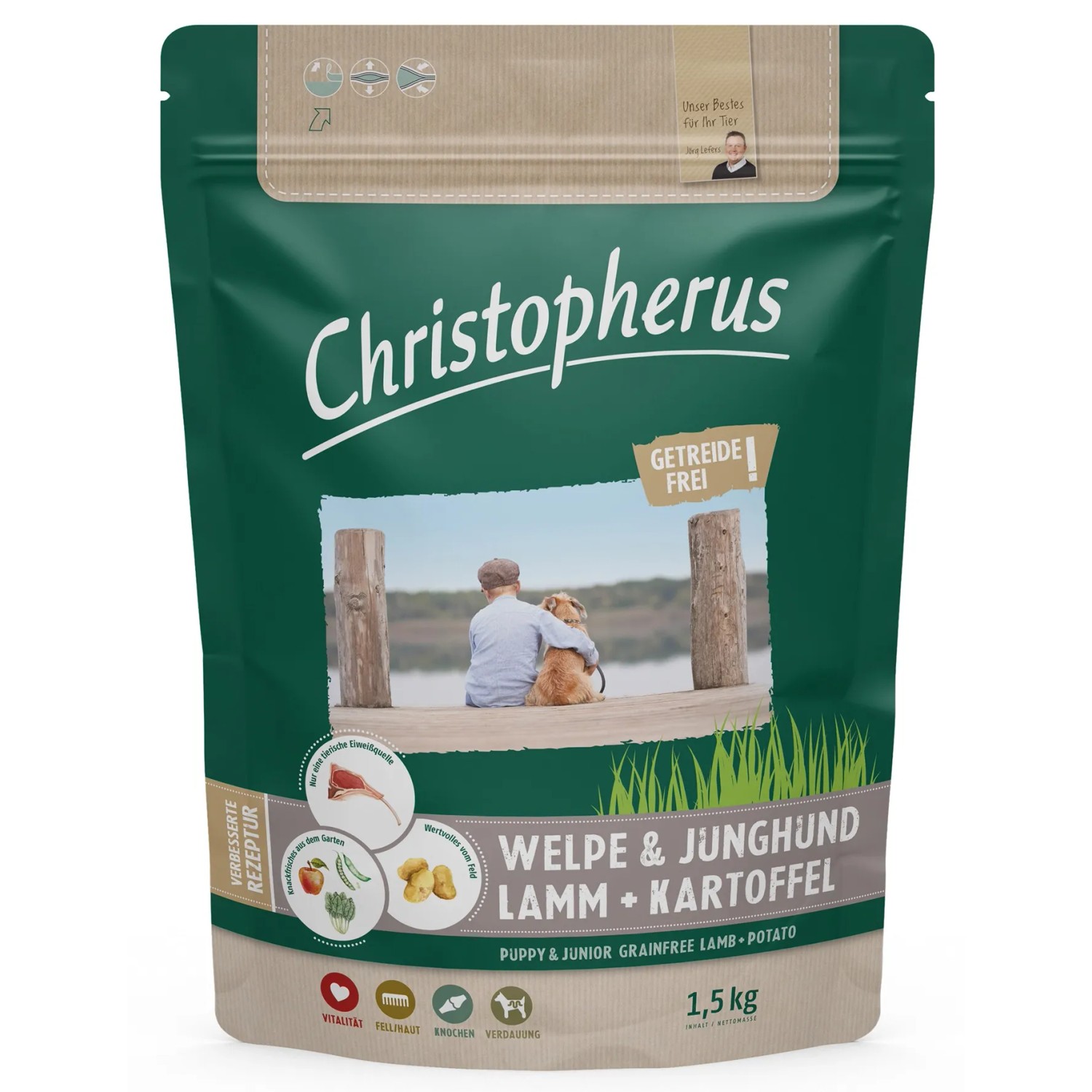 CARNILOVE Getreidefreies Welpenfutter Mit Lachs & Truthahn – 1,5 Kg, Für Alle Rassen