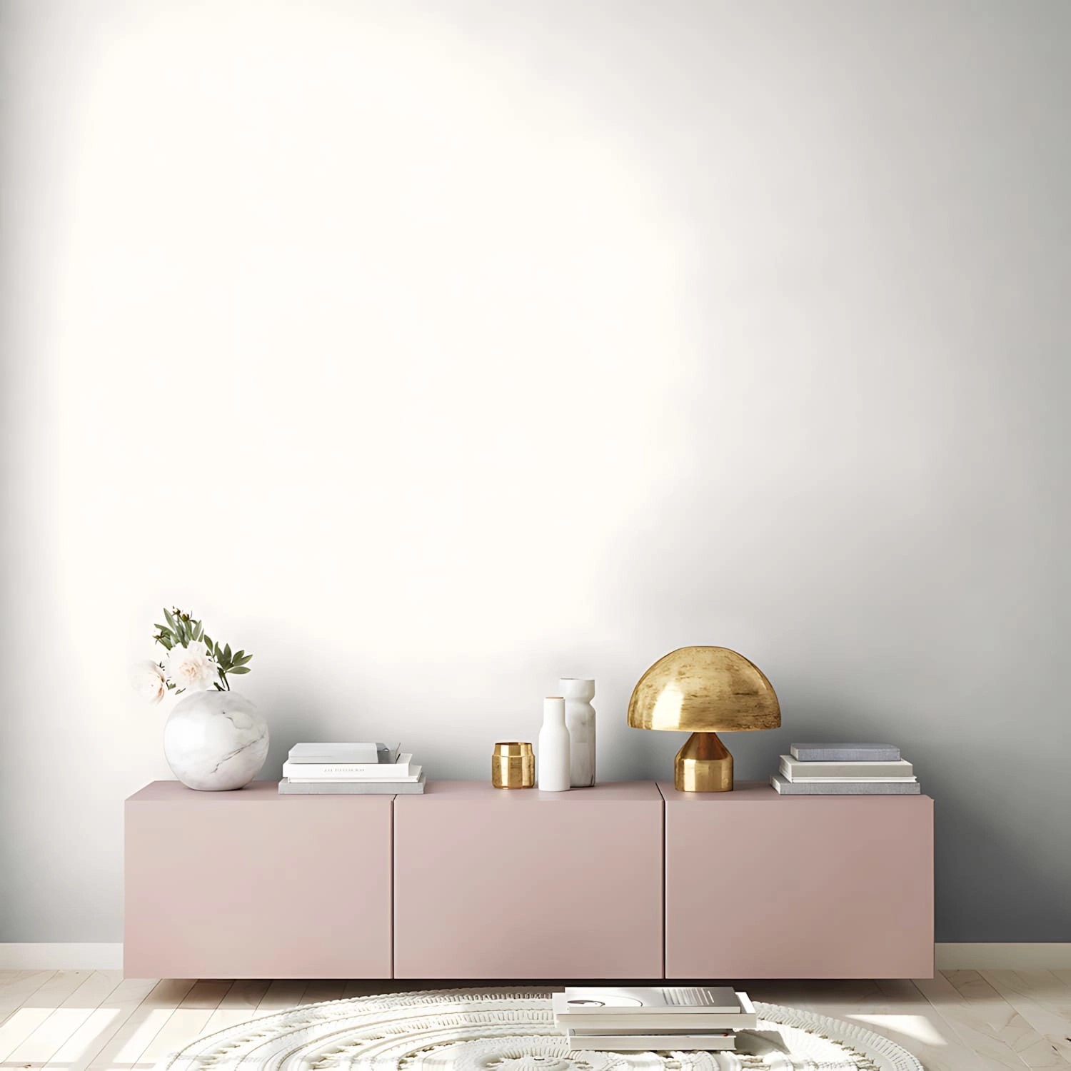 Uni Vliestapete in Matt Weiß von Profhome, geeignet für Wohnräume.