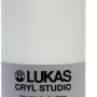 Lukas Cryl Studio Acrylfarbe, 250ml, Tagesleuchtfarbe Reflexweiß.