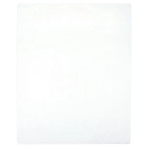vidaXL Spannbettlaken Jersey Weiß 100x200 cm Baumwolle 136242