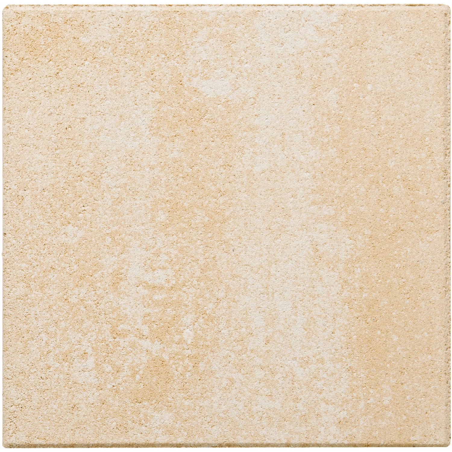 Terrassenplatte Verona sandsteingelb-nuanciert, 40x40 cm, Beton für Gehwege & Terrassen.