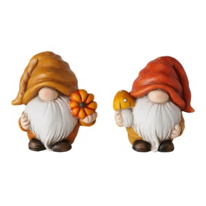 Boltze Home Deko-Figuren Herbert, 2-fach sortiert in Herbstfarben. Geschenkartikel für den Innenbereich.