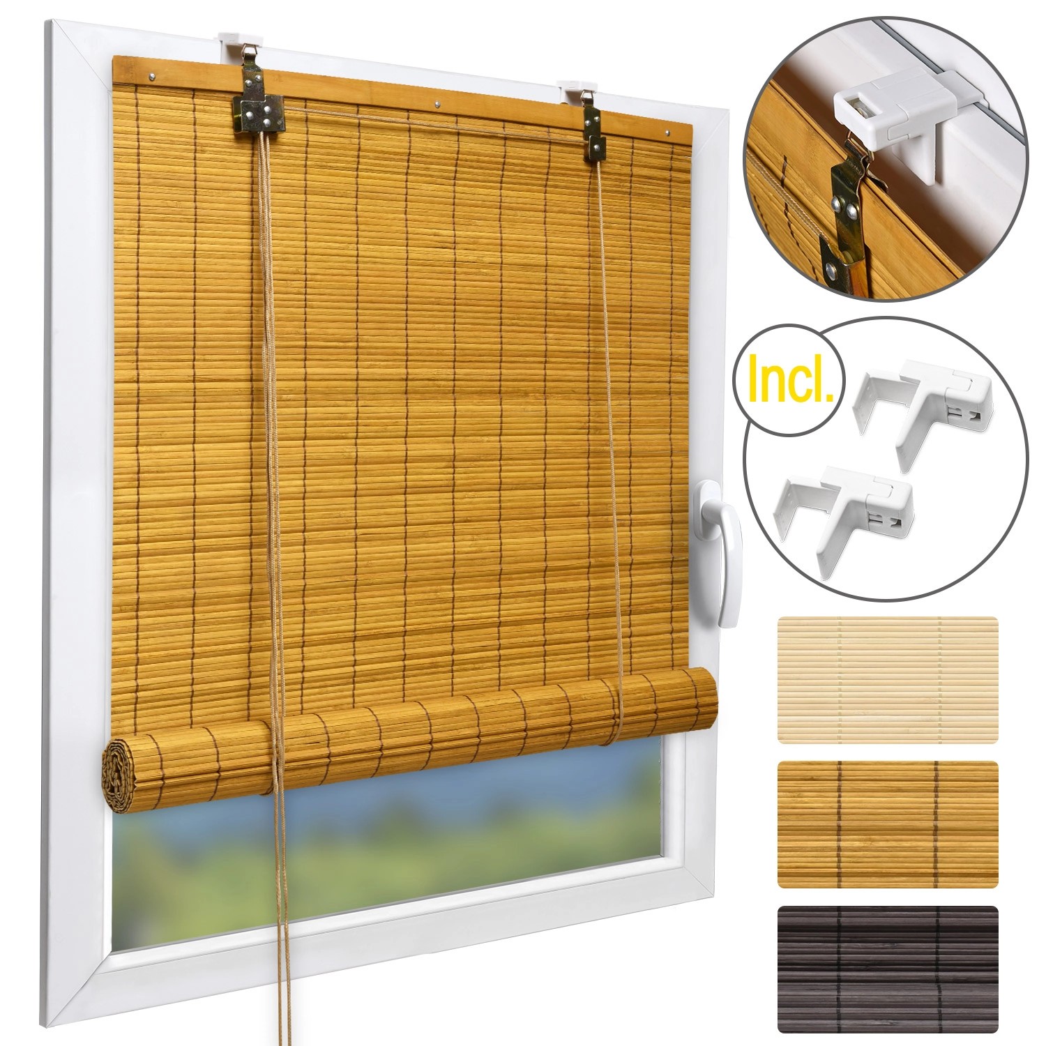 Sol Royal SolDecor B86 Bambusrollo 120x160cm Bambus günstig online kaufen
