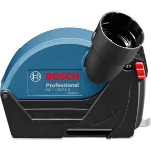 Bosch Professional GDE125EA-S Staubabsaugung für Winkelschleifer, blau/schwarz.