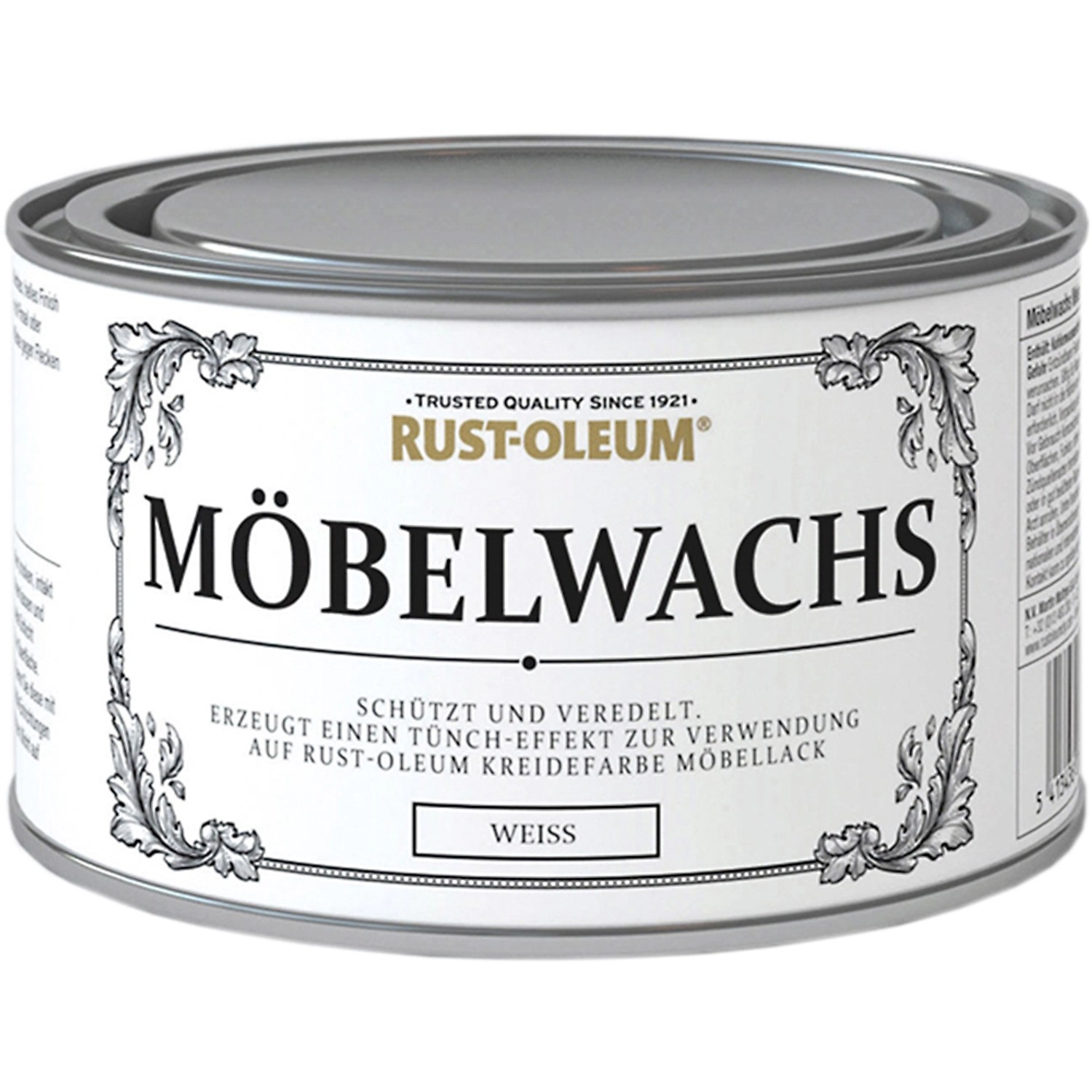 Rust-Oleum Kreidefarbe-Möbelwachs Weiß 400 ml