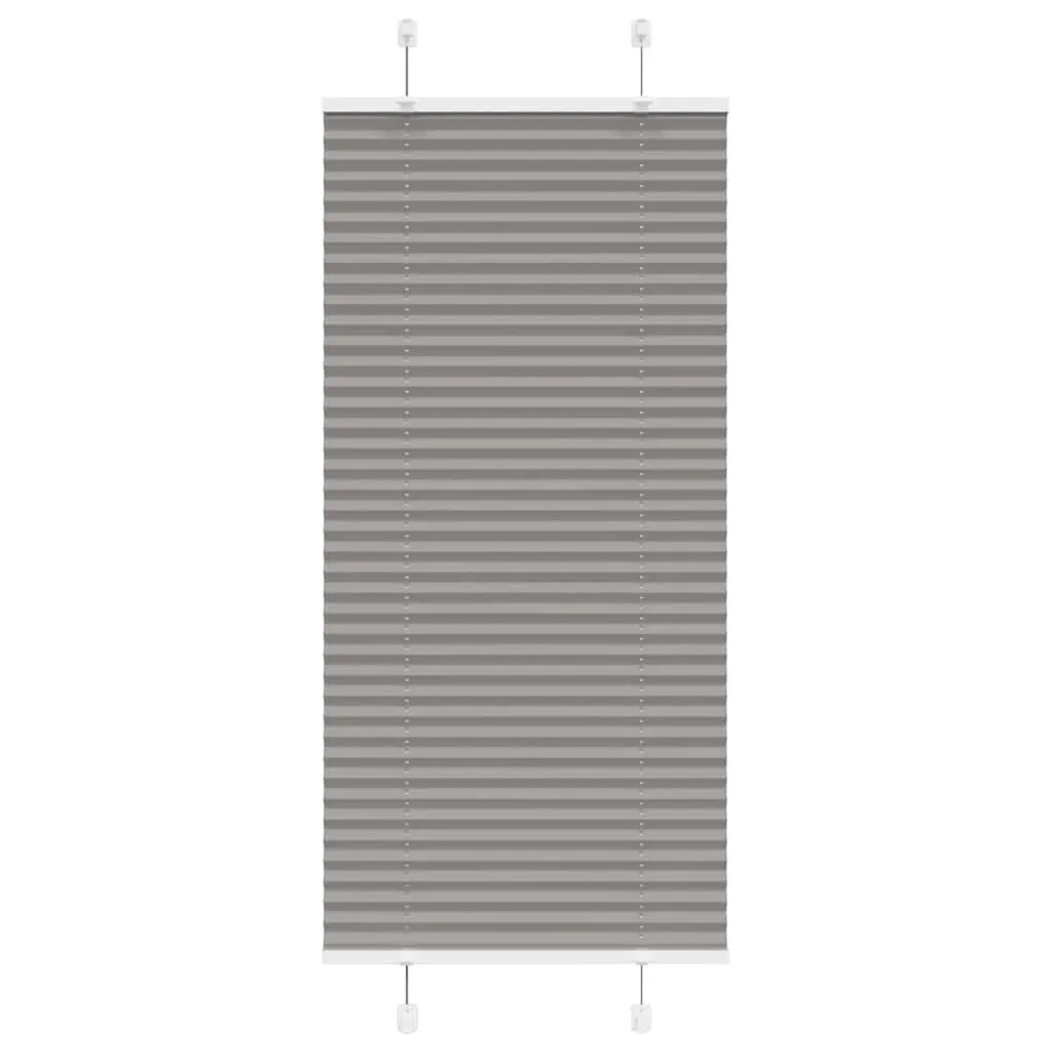 vidaXL Plissee Anthrazit 65x100 cm Stoffbreite 64,4 cm Polyester 4015068 günstig online kaufen