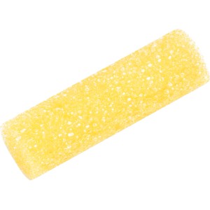 Gelber LUX Strukturroller, 110 mm, für kreative Wandgestaltung.