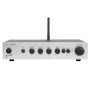 Dynavox ESA-18 MK BT Verstärker in Silber mit Bluetooth und Karaokefunktion.