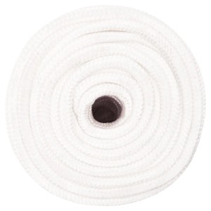 vidaXL Bootsseil Weiß 12 mm 25 m Polypropylen 152564