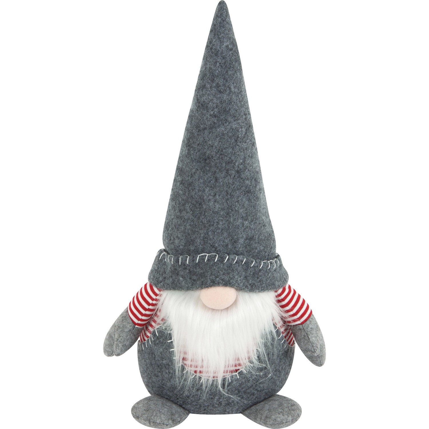 Deko-Figur Wichtel Polyester 20 cm x 17 cm x 48 cm Grau günstig online kaufen