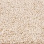 vidaXL Anti-Rutsch Shaggy Teppich Creme 160 x 160 cm PP 4019784_6