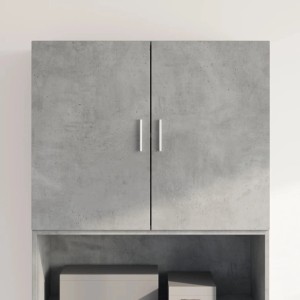 vidaXL Wandschrank Betongrau 80x42,5x64 cm Holzwerkstoff 846134