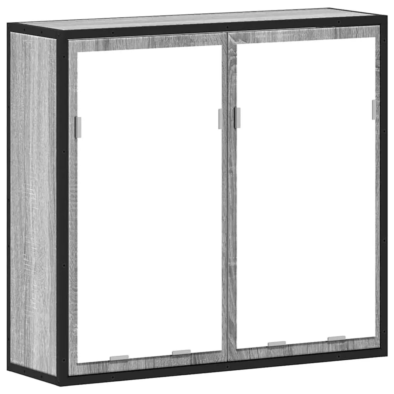 vidaXL Bad-Spiegelschrank Grau Sonoma 65x20x60 cm Holzwerkstoff 849257 günstig online kaufen