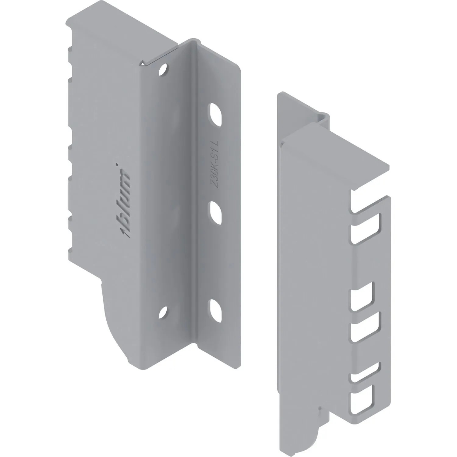 Blum Rückwandhalter Tandembox antaro Z30K00S für Schublade Grau