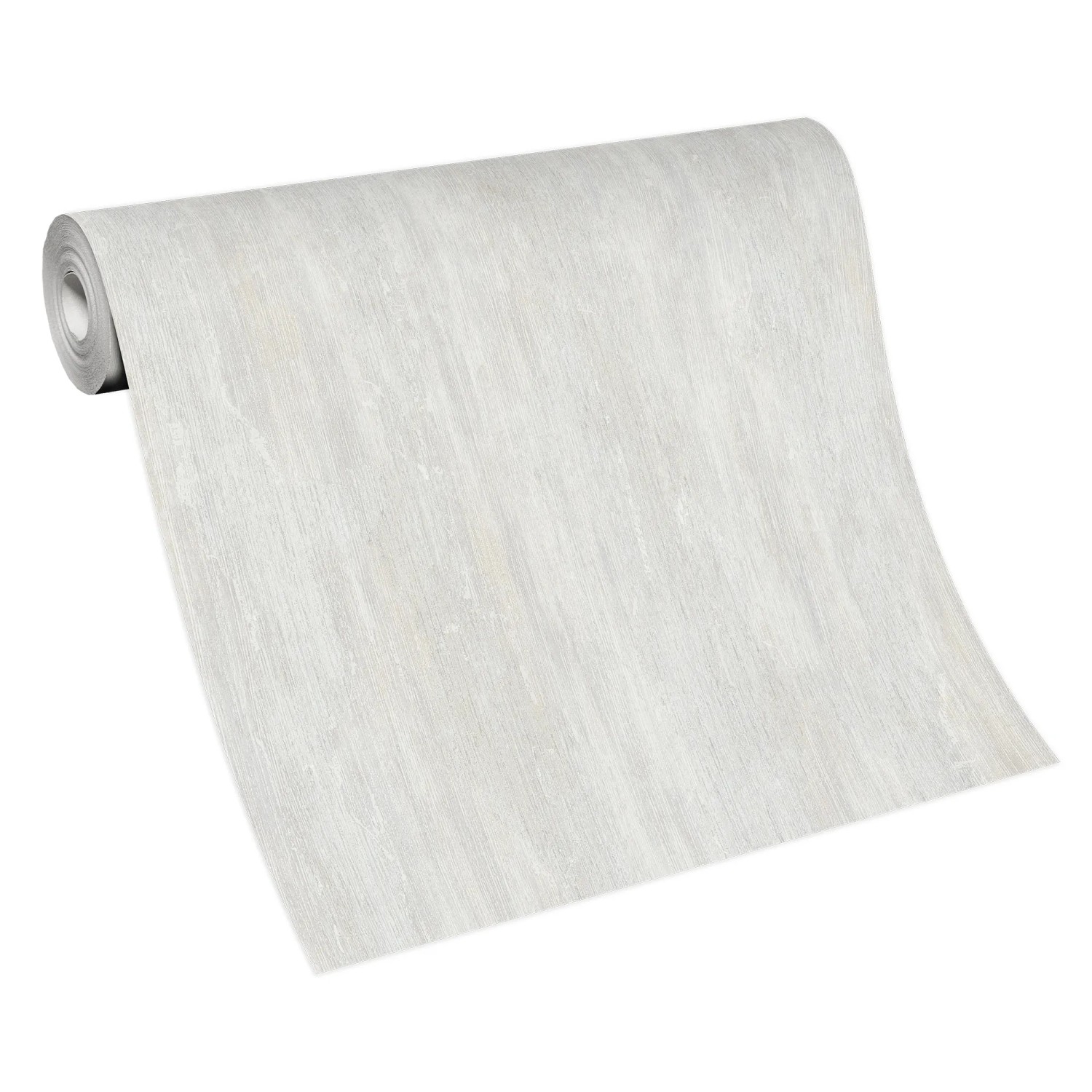Beige Vliestapete Collage Touch von Erismann, Rolle mit dezenter Holzoptik für die Wandgestaltung.