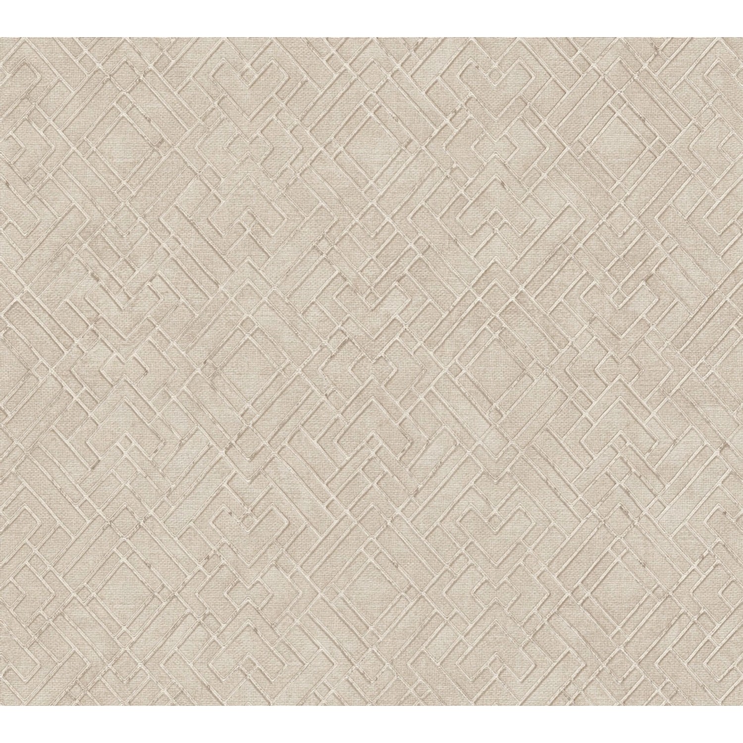 Bricoflor Tapete Geometrisch Gold Beige Ideal für Wohnzimmer und Esszimmer günstig online kaufen