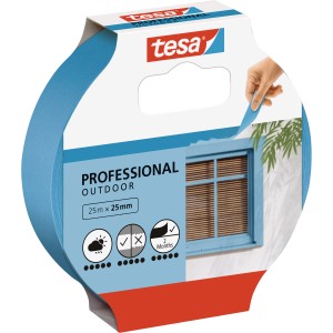 Tesa Malerband Professional Outdoor, 25m x 25mm, für Aussenanwendungen.