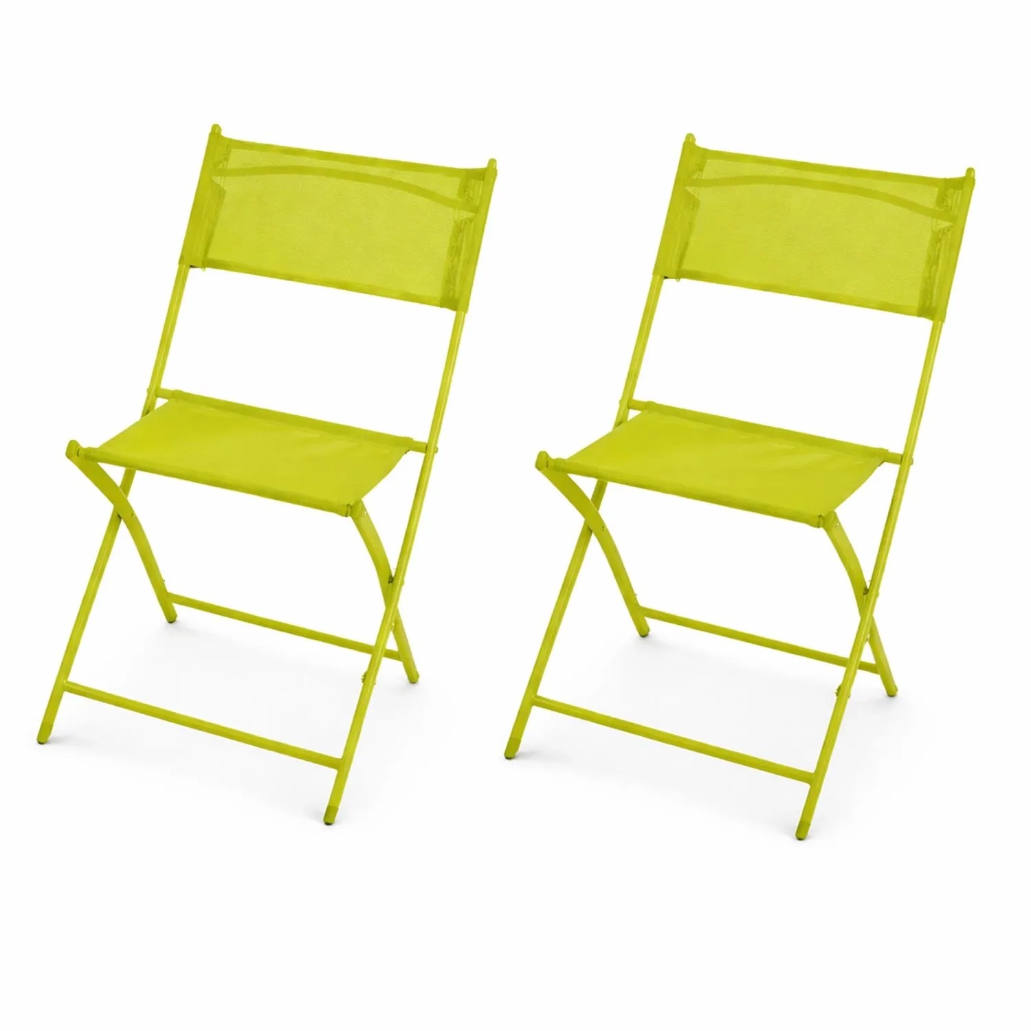 Mojawo 2x Hochlehner Klappstuhl Campingstuhl Gartenstuhl Outdoorstuhl Limeg günstig online kaufen